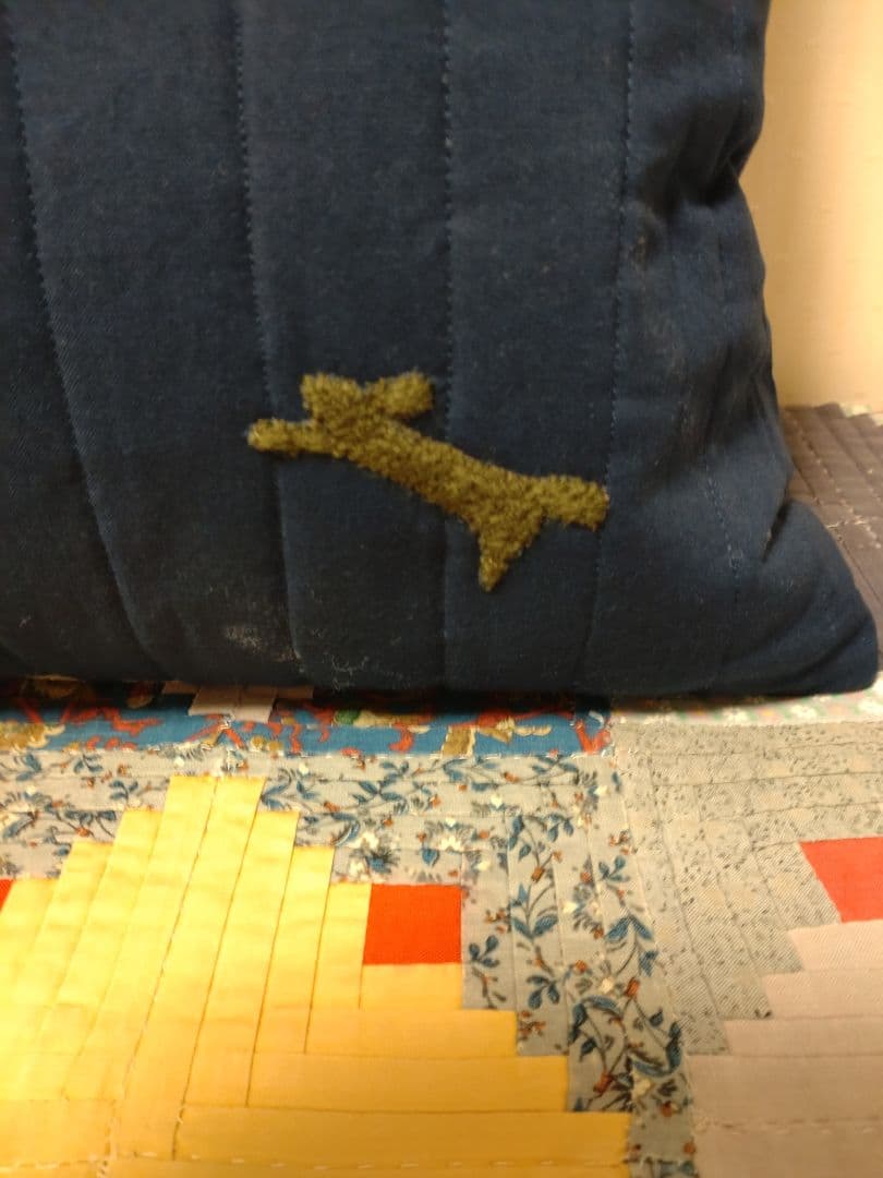 ミナペルホネンハンドメイド☆端切れ合わせのクッションカバー・ヌードクッション付き