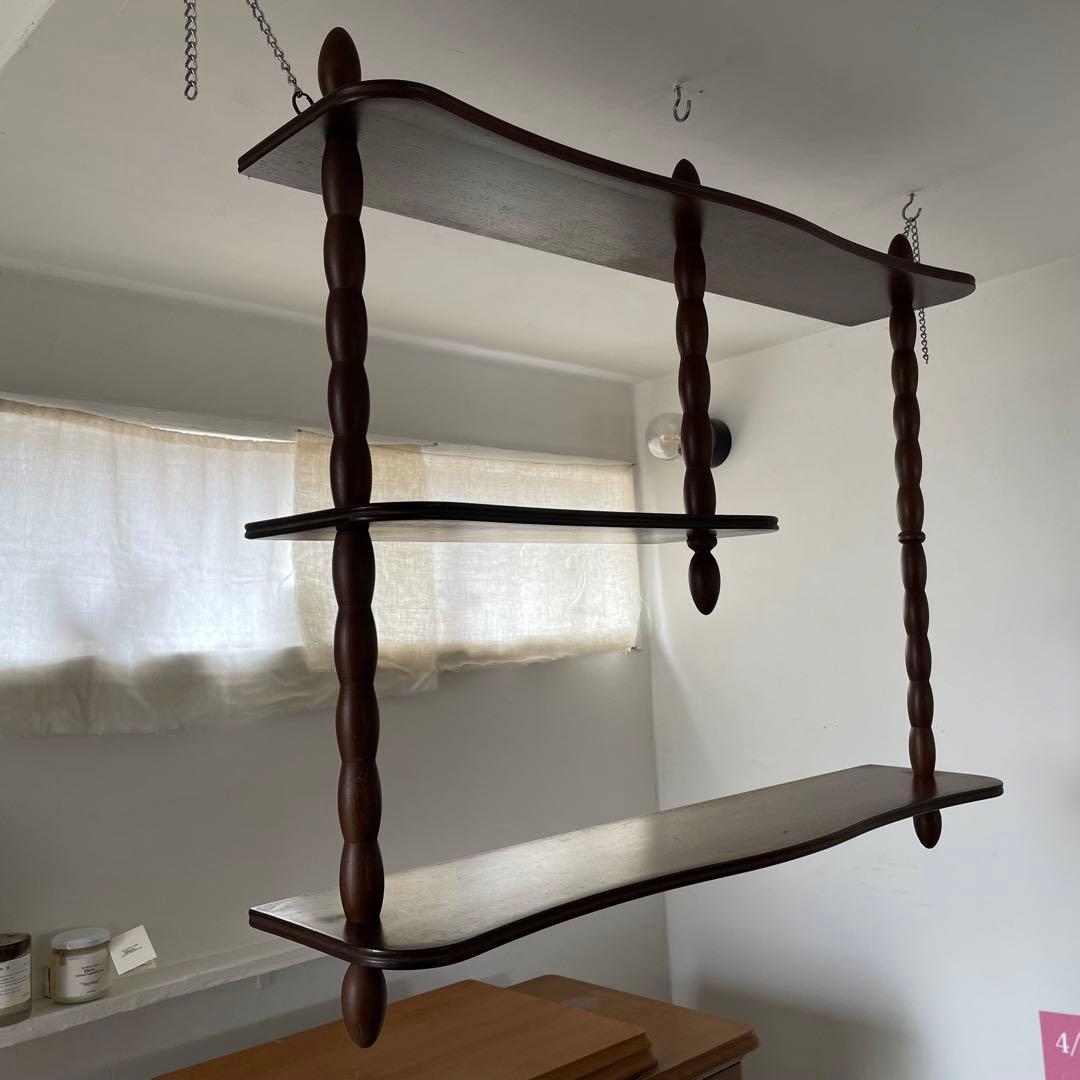 246. Najico ナジコ ラック シェルフ 吊るし棚 壁掛け棚 レトロ