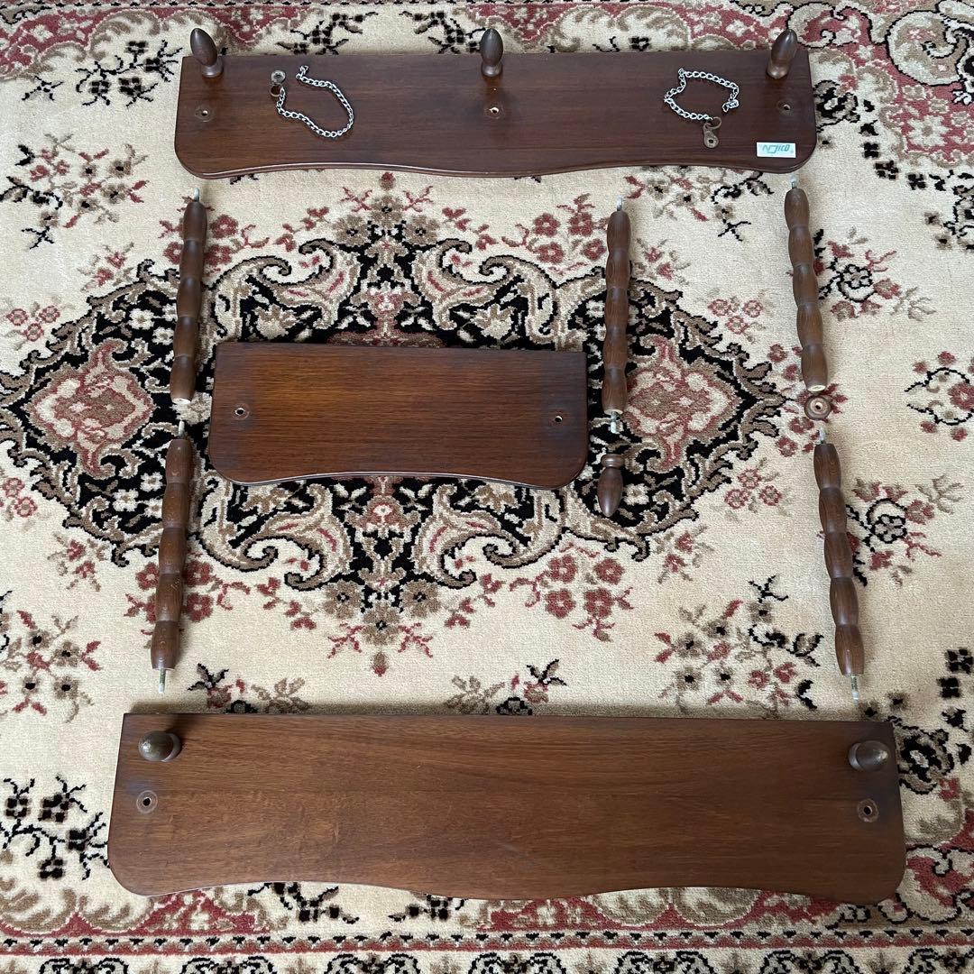 246. Najico ナジコ ラック シェルフ 吊るし棚 壁掛け棚 レトロ