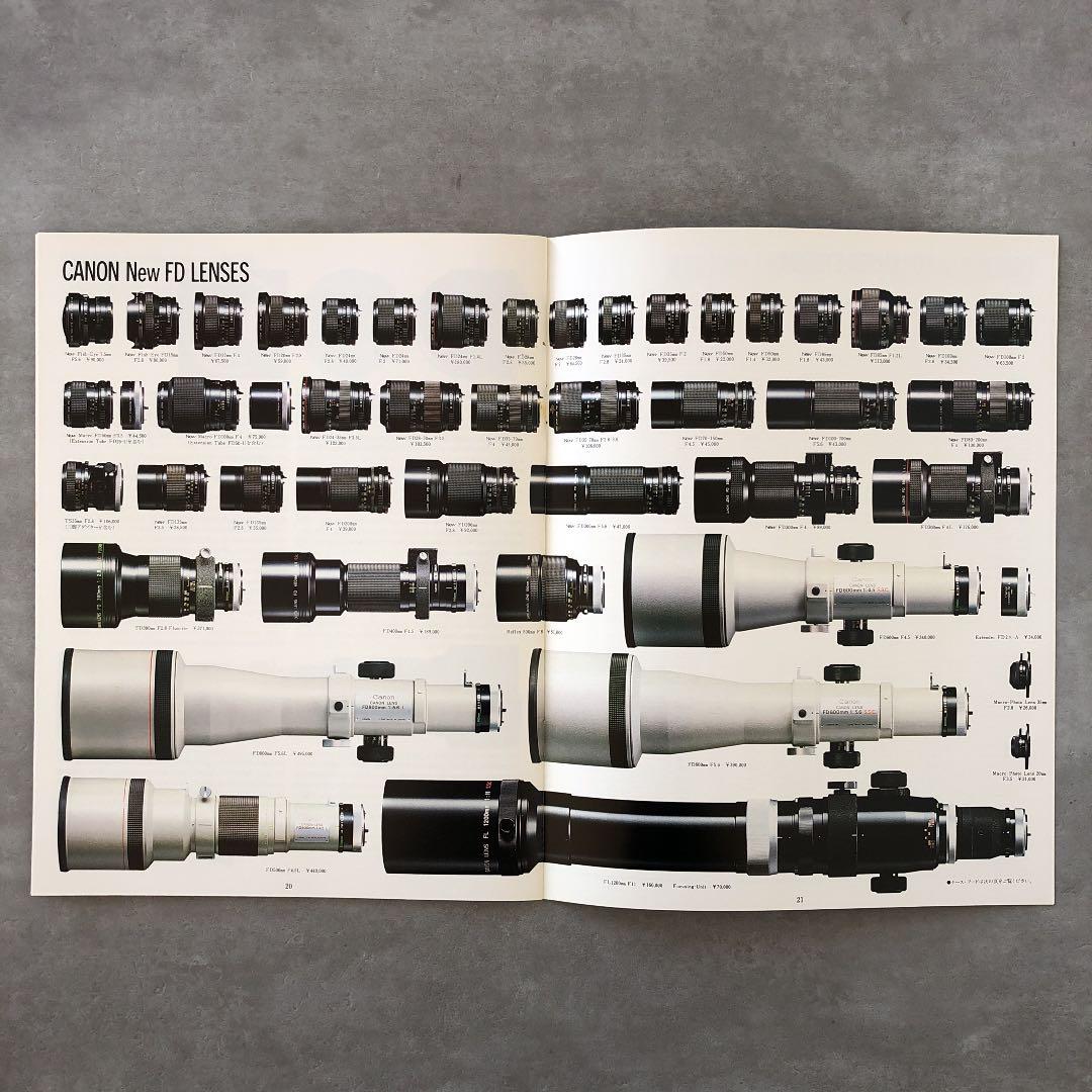 キヤノン　初代　 F-1 カタログ　1980年1月1日