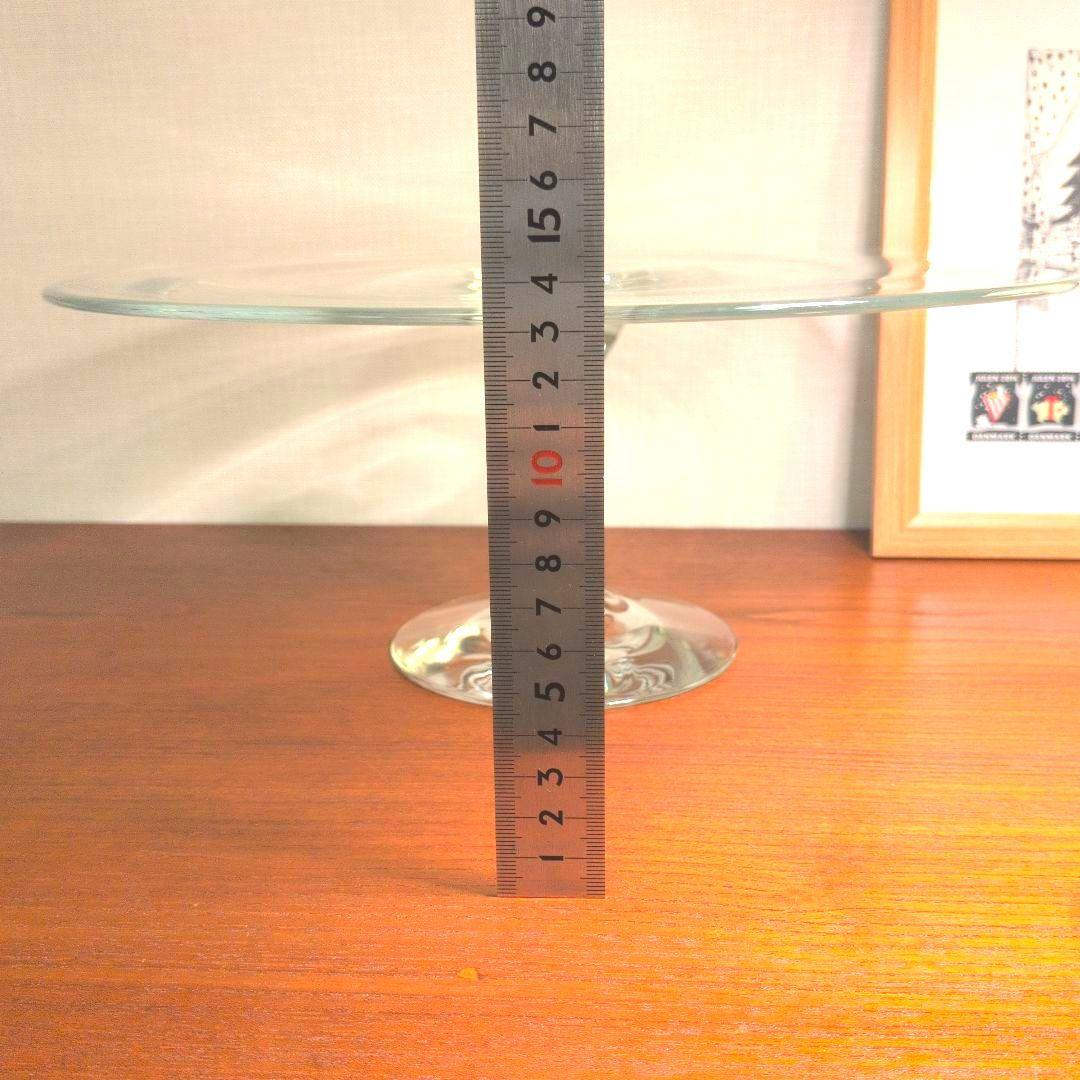 未使用　オレフォス　Orrefors　インターメッツォ ガラス　ケーキスタンド