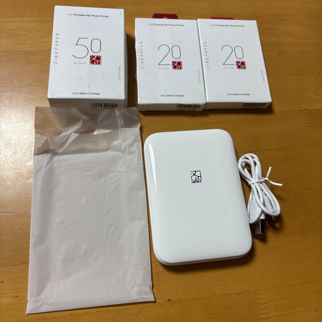 ミニフォトプリンター zlnk印刷技術 説明書なし