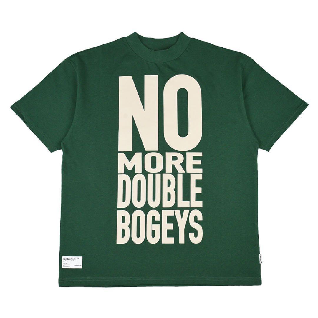 NO MORE DOUBLE BOGEYS ハーフモックネックシャツ