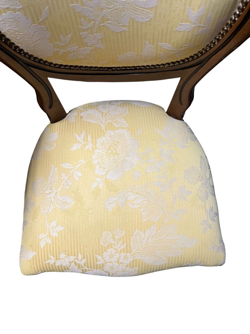 東京、千葉、埼玉、神奈川配送限定　アンティーク•ロココ 猫脚ダイニングチェア４脚