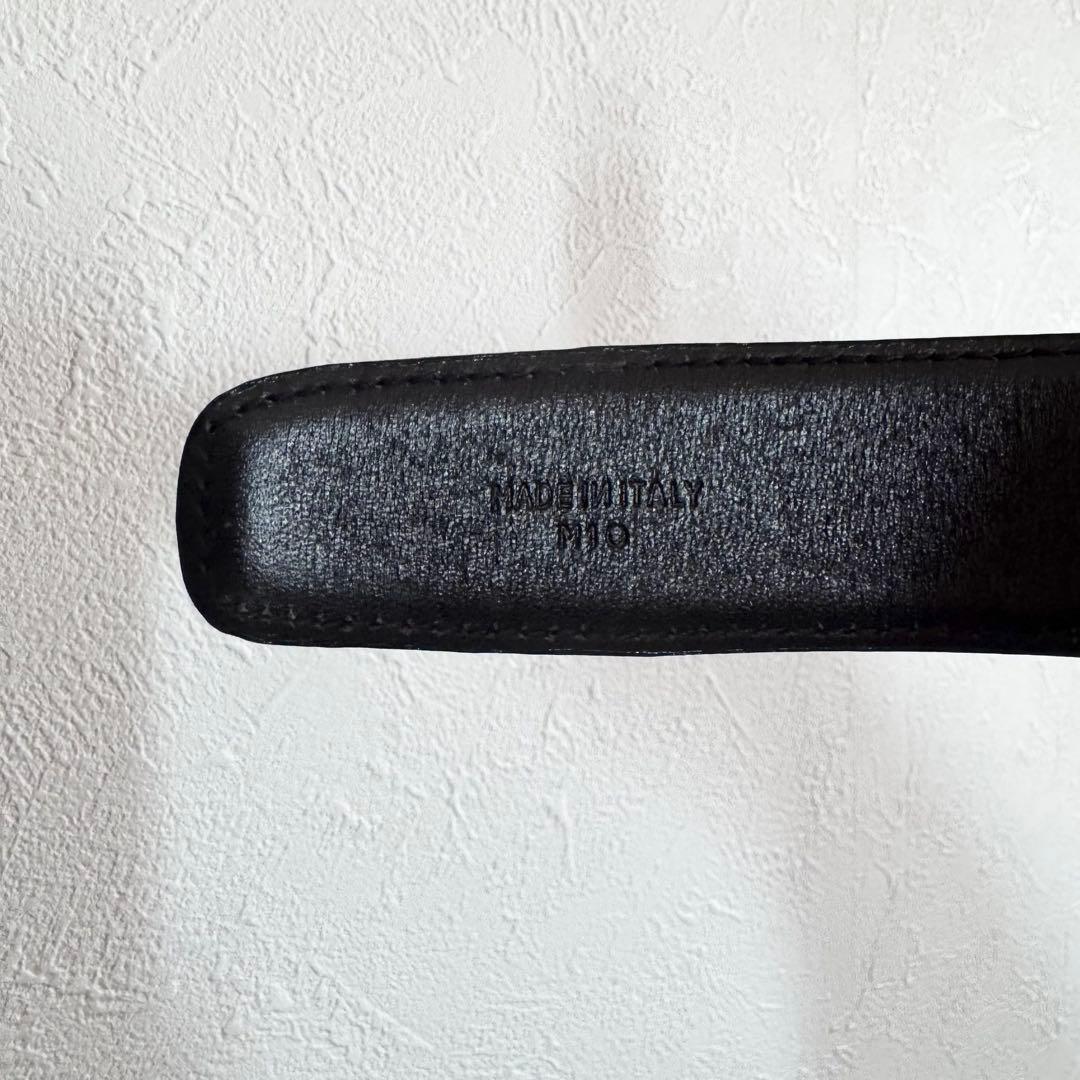 【セール中】CELINE セリーヌ 黒 レザー ベルト 馬車 ブランド