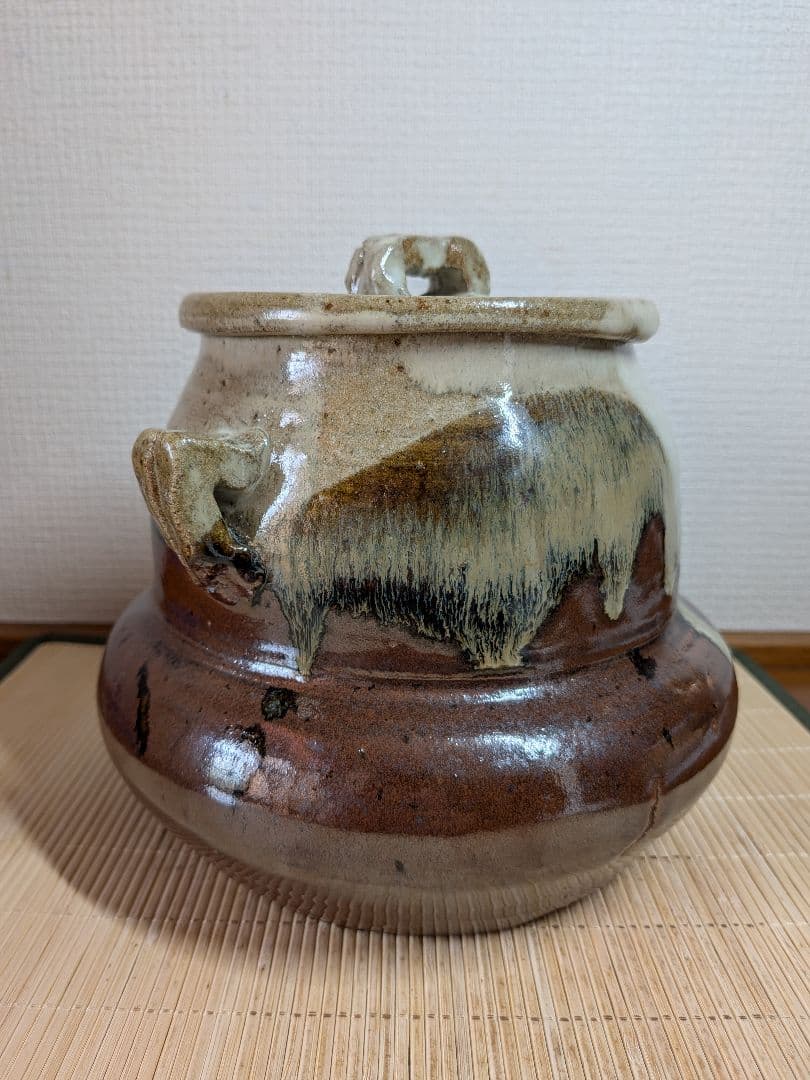 【人間国宝】十二代　中里太郎右衛門　（無庵）　朝鮮唐津　水指