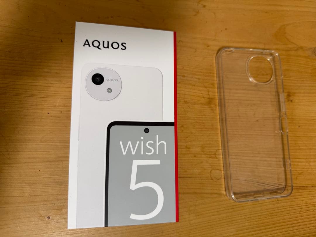 【フィルム・ケース付き】AQUOS wish 5 ホワイト 本体