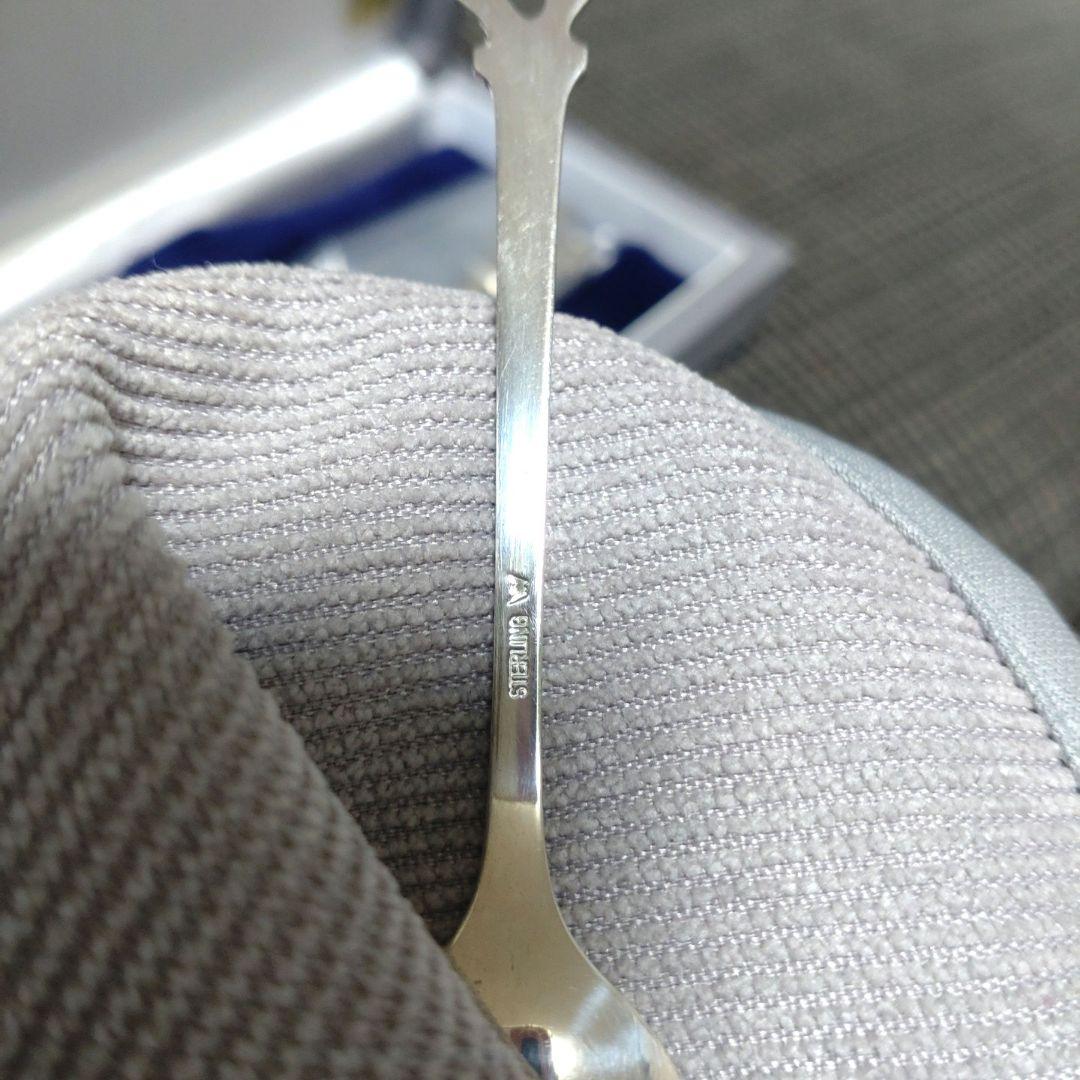 SHIROKANE 銀製ティースプーン2本セット