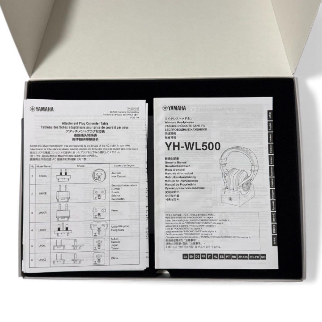 極美品 YAMAHA YH-WL500 楽器用ワイヤレスヘッドホン
