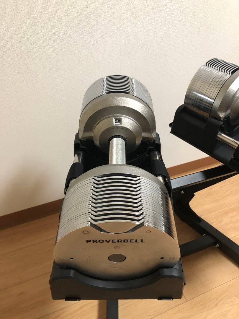 ②プロバーベル41.5kg×2(専用スタンド付き)