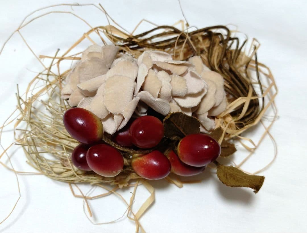 ストリートオルガン ブーケブローチ コサージュ 2セット