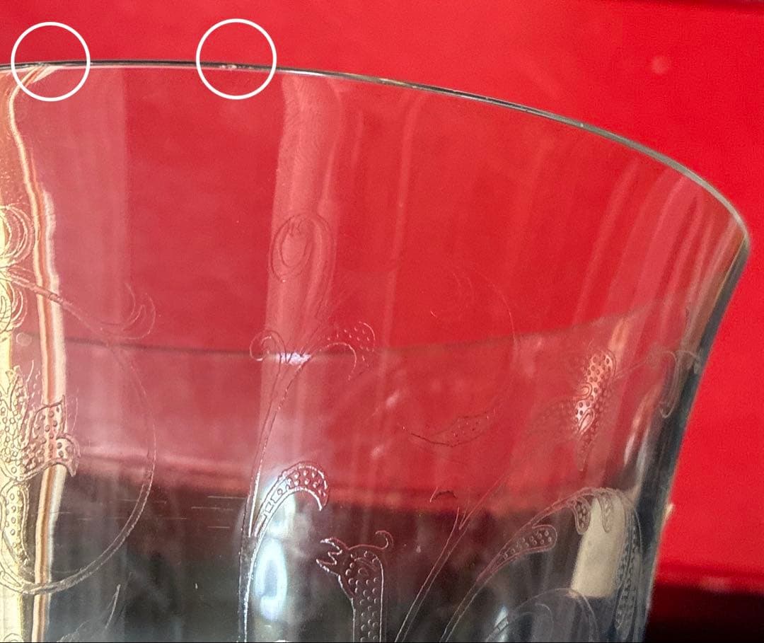 バカラ パルメ　花瓶　フラワーベース