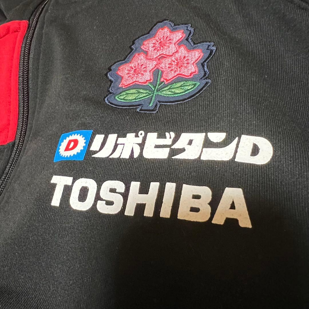 カンタベリー ラグビー日本代表 スウェット ジップパーカー ブラック 5L