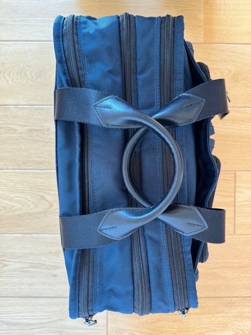 【美品】TUMI ビジネスバッグ 2way エキスパンダブル ブルー