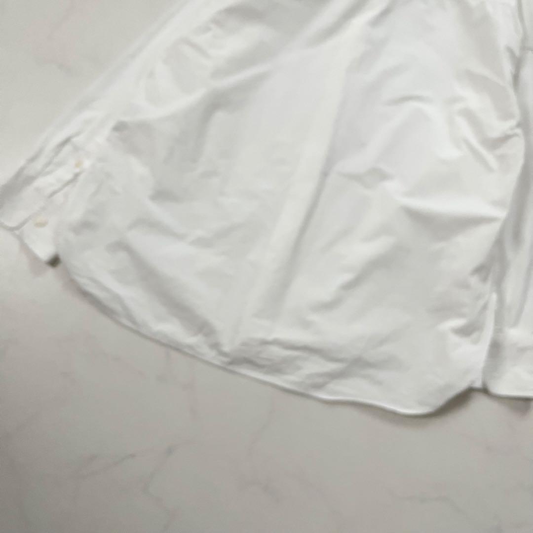 美品　マディソンブルー J.BRADLEY B刺繍 長袖シャツ 白　01サイズ