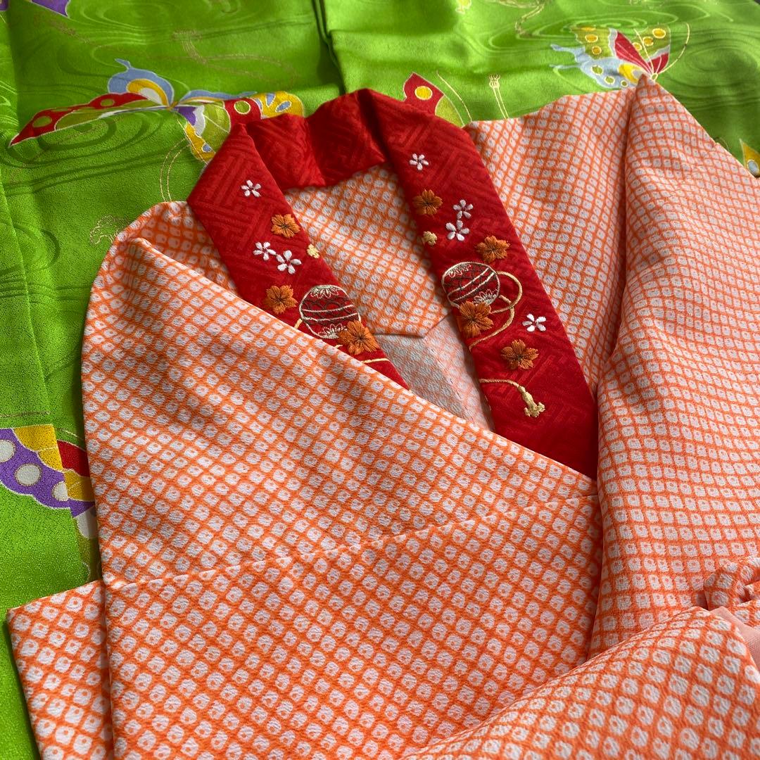 7歳七五三　正絹お着物　お正月　ひな祭り