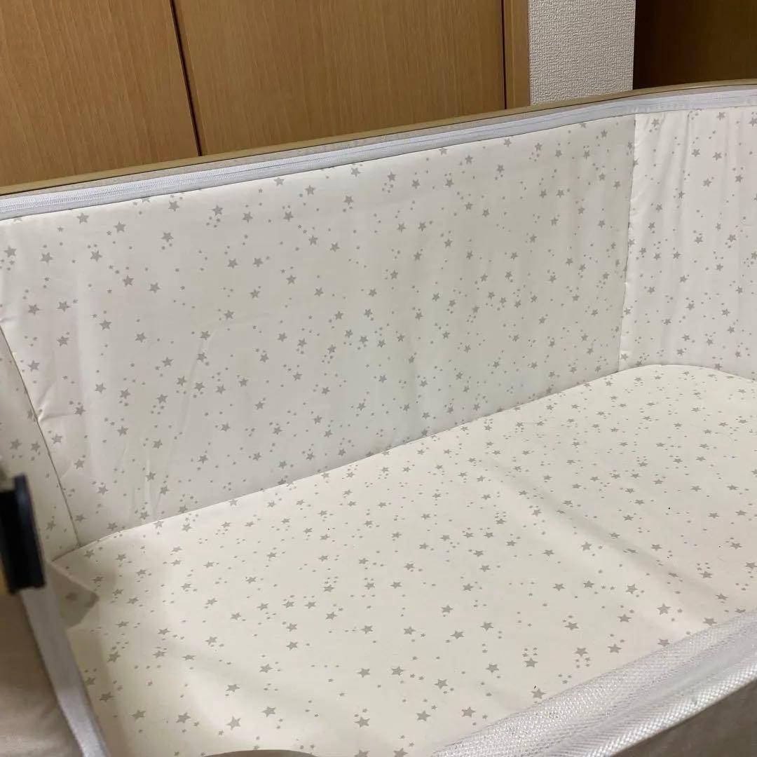 HZDMJ 美品 取扱説明書付き ベビーベッド