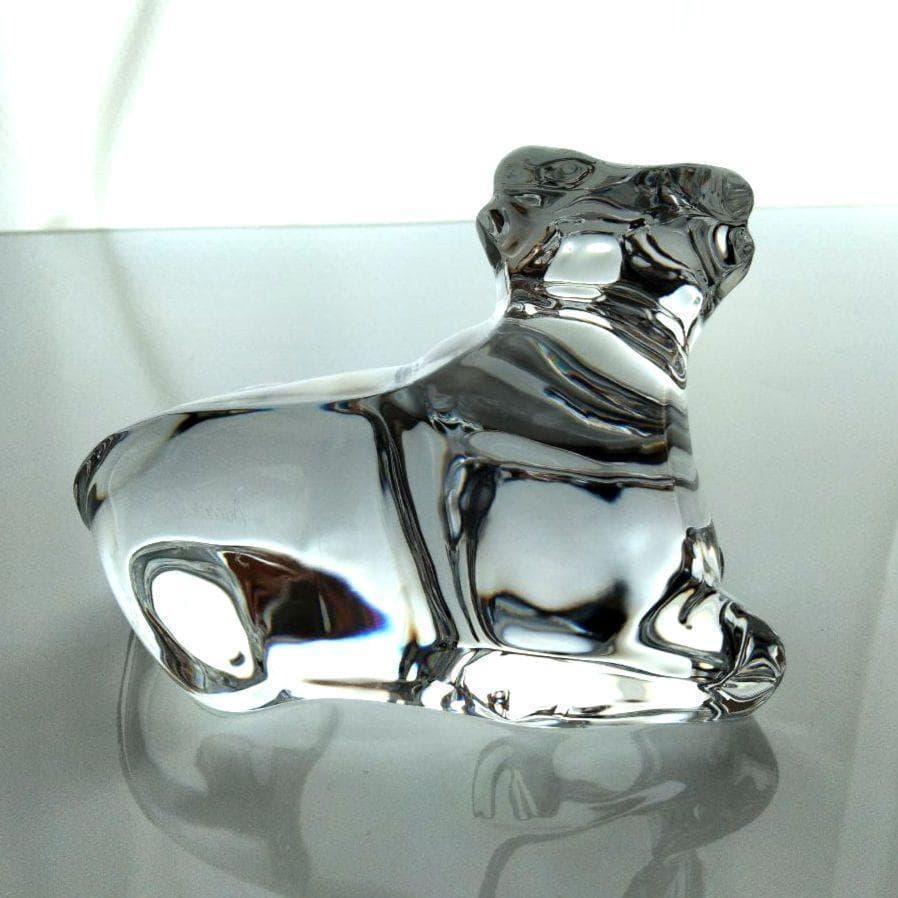 【新品】バカラ　牛　ウシ　丑年　オブジェ　置物