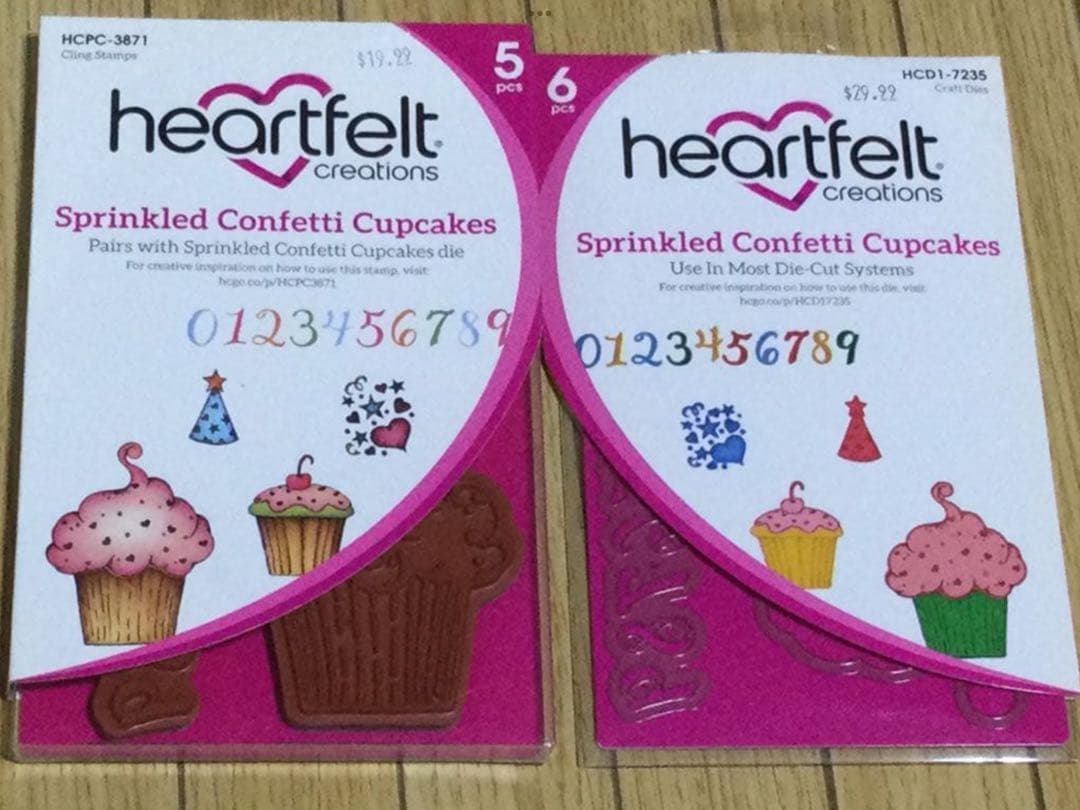 Heartfelt Creations スタンプセット 3点