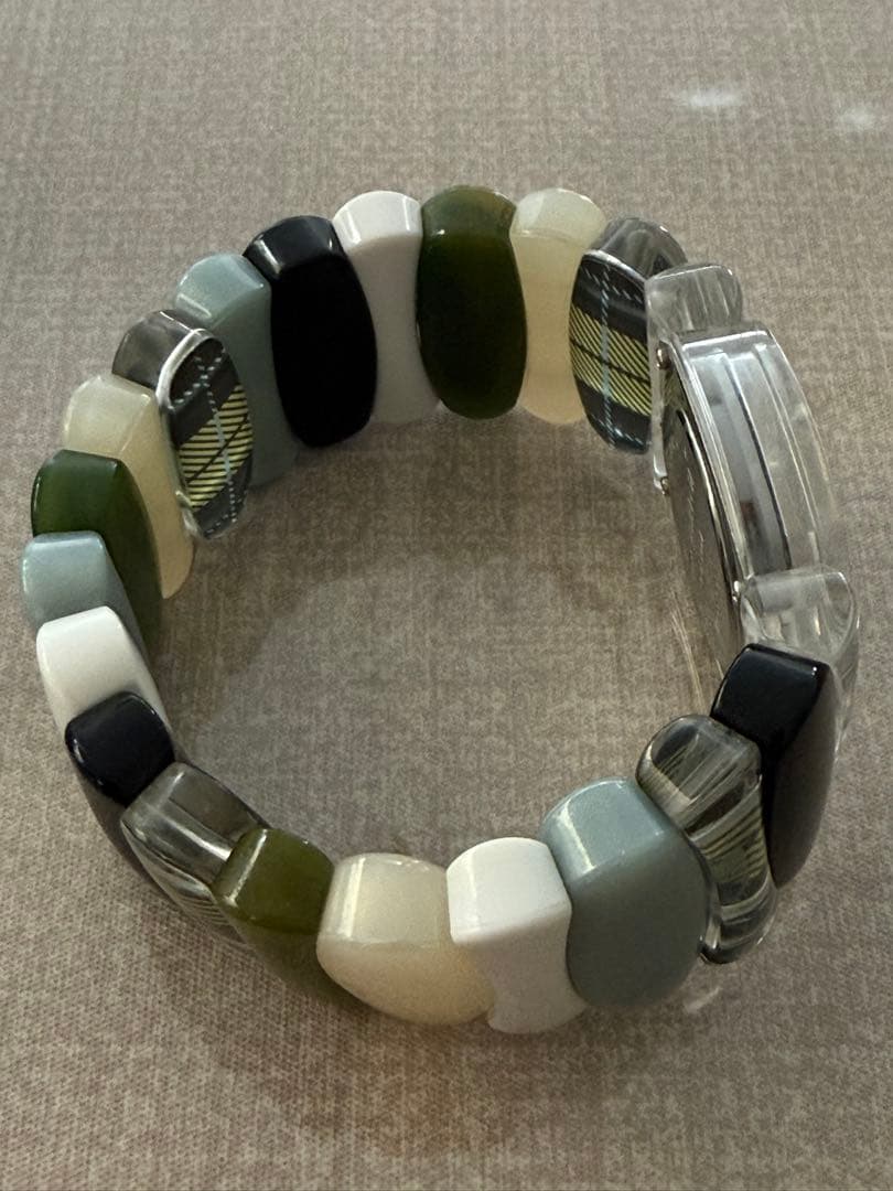 TimeWillTell スクエア型 ブラックダイヤル 時計