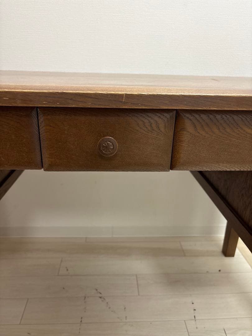 山室家具 ESPOIR エスポアール 学習机 書斎机 楢無垢材