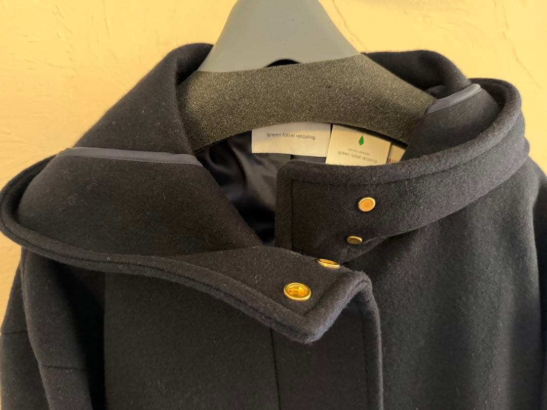 グリーンレーベルリラクシング コート　身長低め体型普通の方用サイズウールフード