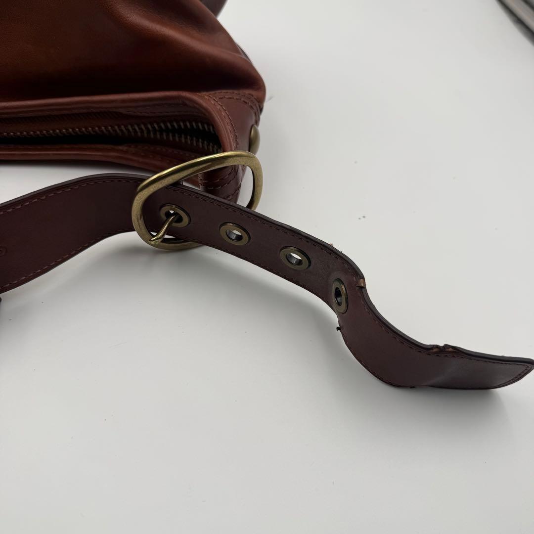 COACH オールドコーチ ワンショルダー ショルダーバッグ レザー ブラウン