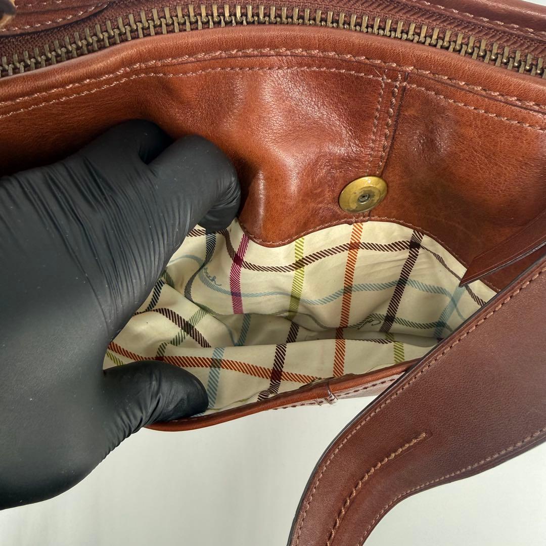 COACH オールドコーチ ワンショルダー ショルダーバッグ レザー ブラウン