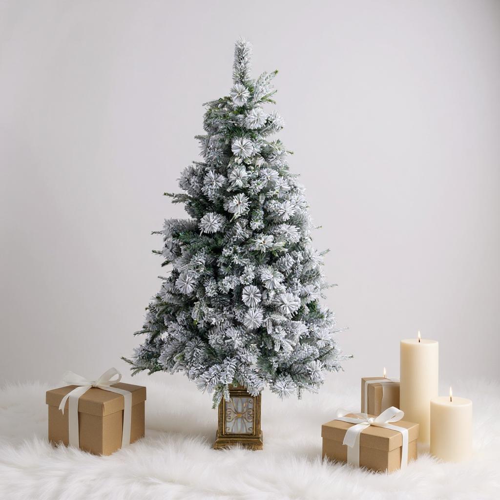 【120cm 雪化粧】2025年新作 クリスマスツリー 北欧 おしゃれ LED