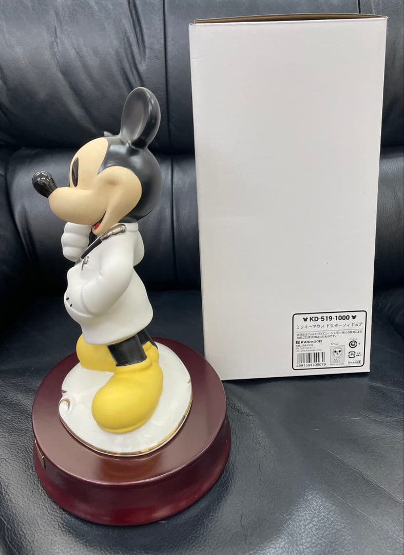未使用 ミッキーマウス ドクターフィギュア 加藤工芸 ディズニー 希少