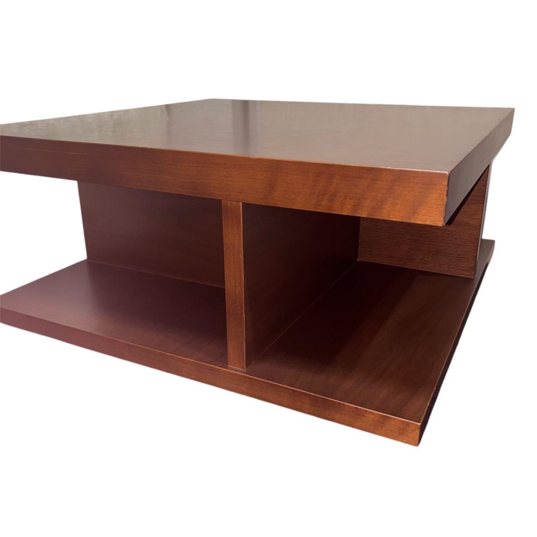 【希少品】天童木工　ウォールナット　スクエアテーブル　ワケ有り　T-6830WN