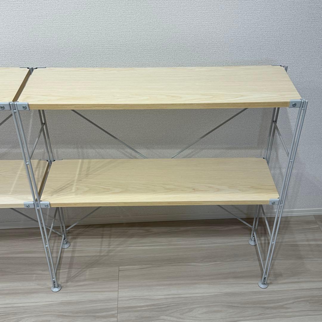 無印良品 スチールユニットシェルフ 25cm セット