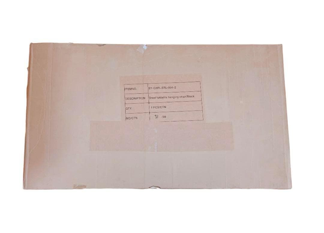 【自分だけの空間】 ハンギングチェア スイングチェア 1人掛け ハンモック 黒