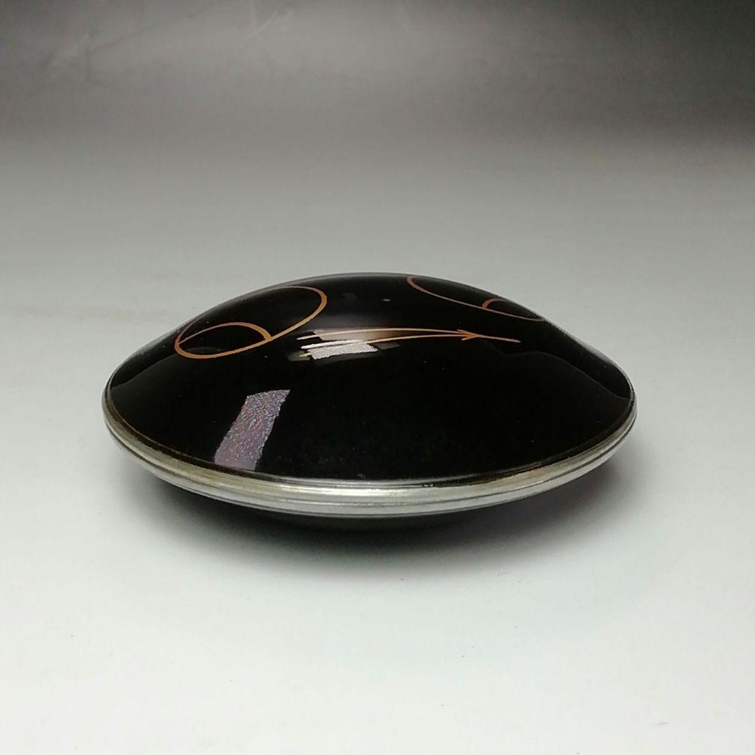 Ｓ６９０　香合　『蒔絵塗香合』『岡本陽斎作』　共箱　茶道具