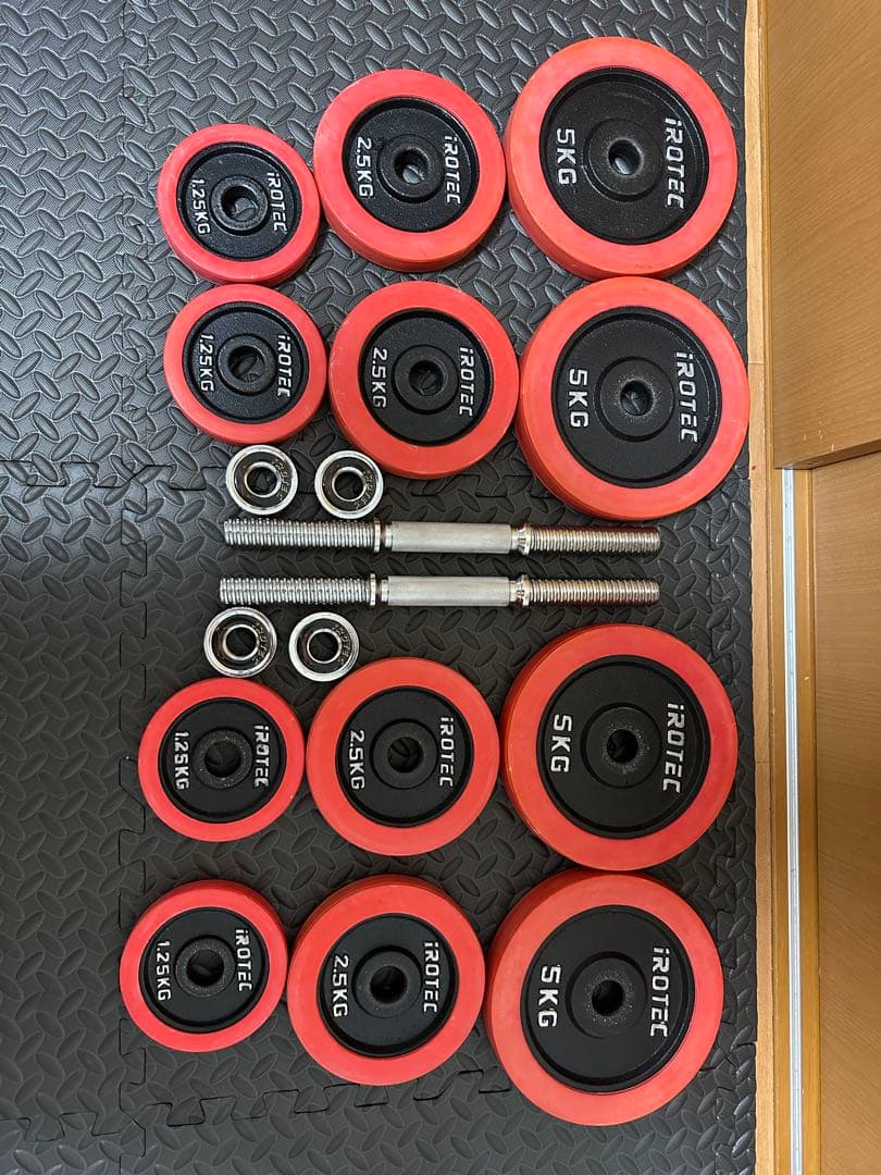 アイロテックダンベル片手20kg×2個【手渡し限定】