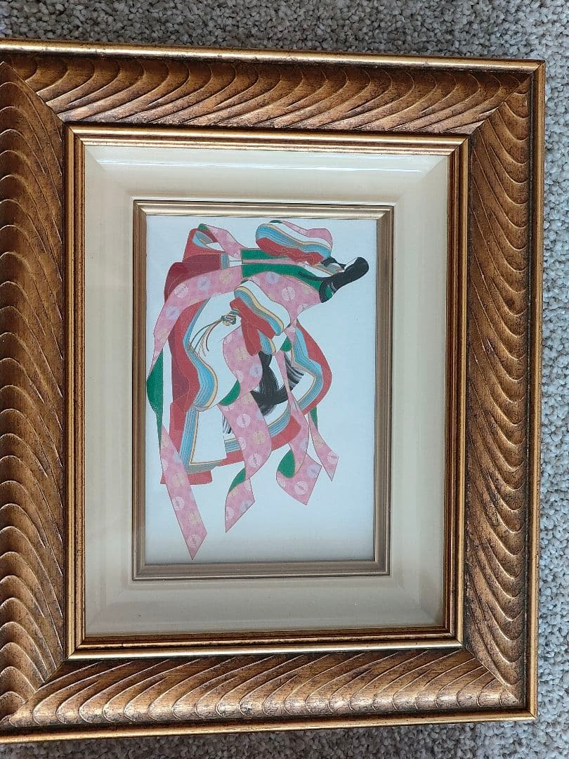 【貴重】アンティークゴールド装飾フォトフレーム額縁