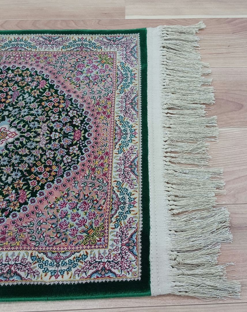 Y2269 ペルシャ絨毯風 機械織り 絨毯 98×55㎝