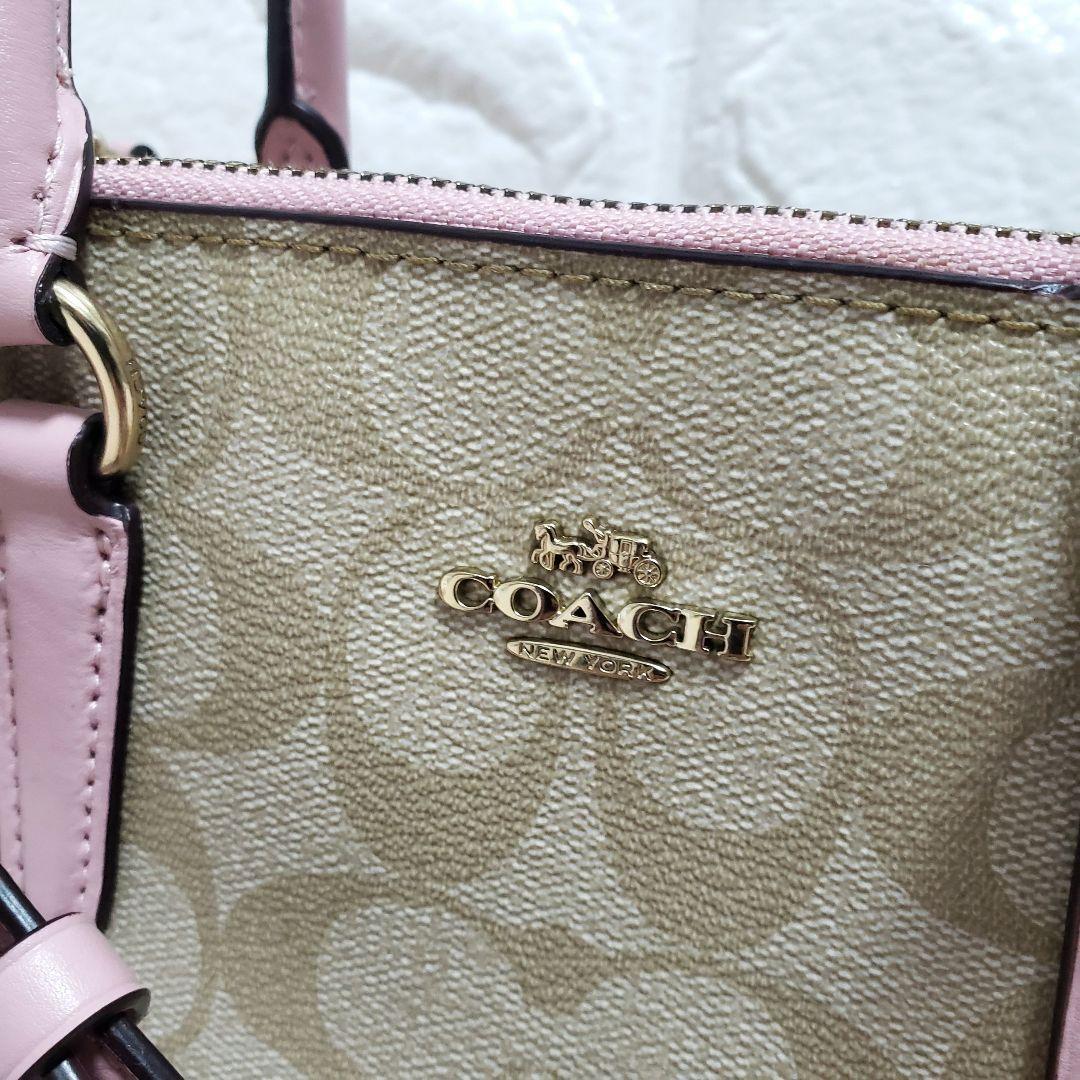 COACH コーチ シグネチャー 2way ショルダーハンドバッグ 美品