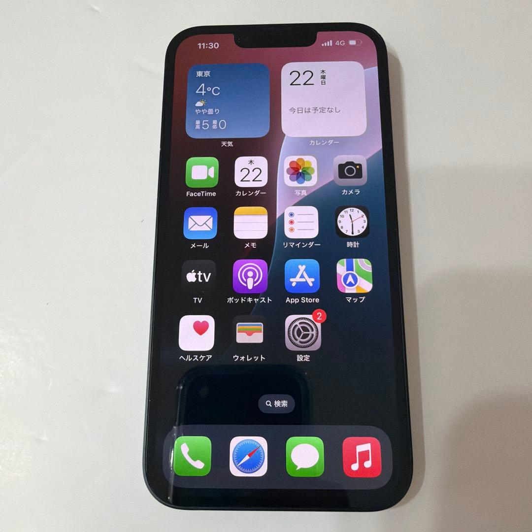 iPhone14 128GB SIMフリー 新品バッテリー ミッドナイト