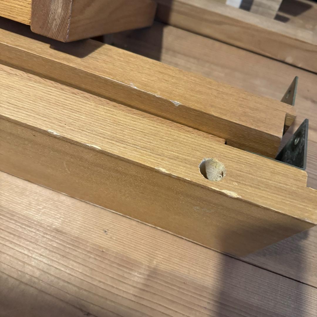 無印良品　タモ材ベッドフレーム・ダブル（ 深澤直人デザイン ）