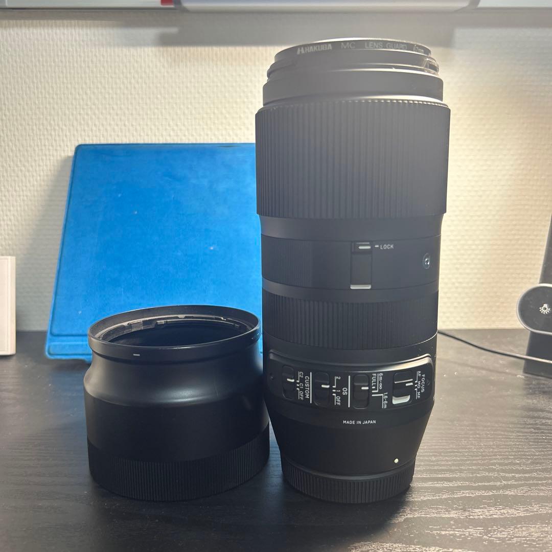 sigma 100-400mm f/5-6.3 canon efレンズ