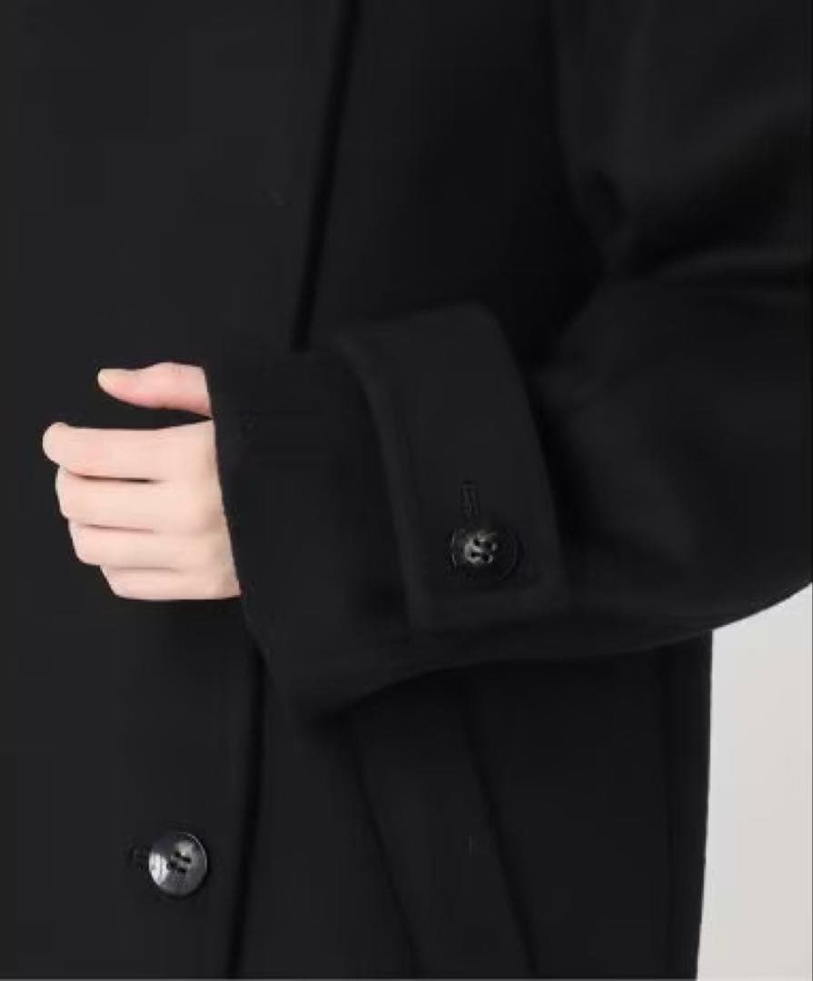 【2024AW】L'ESSAGE スーパー140スタンドショートコート