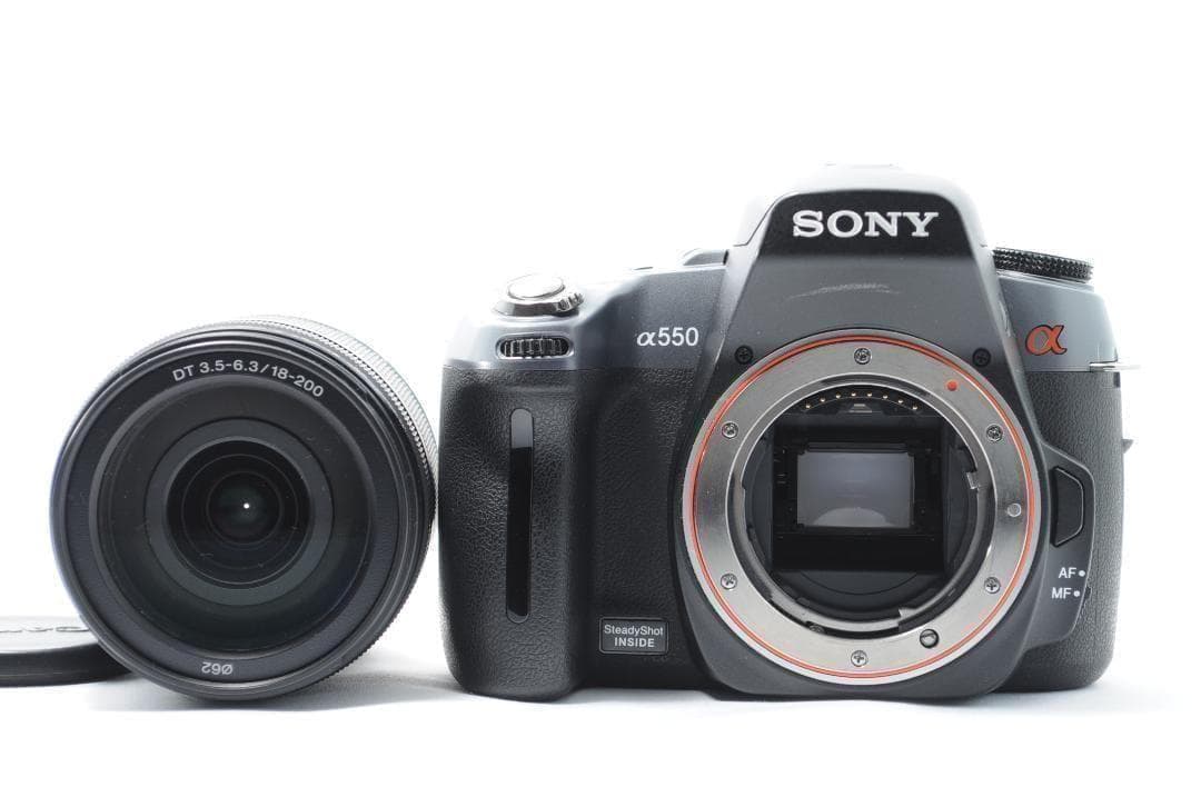 お子様の成長記録を綺麗に❗️SONY α550 セット✨高倍率レンズ すぐ使える