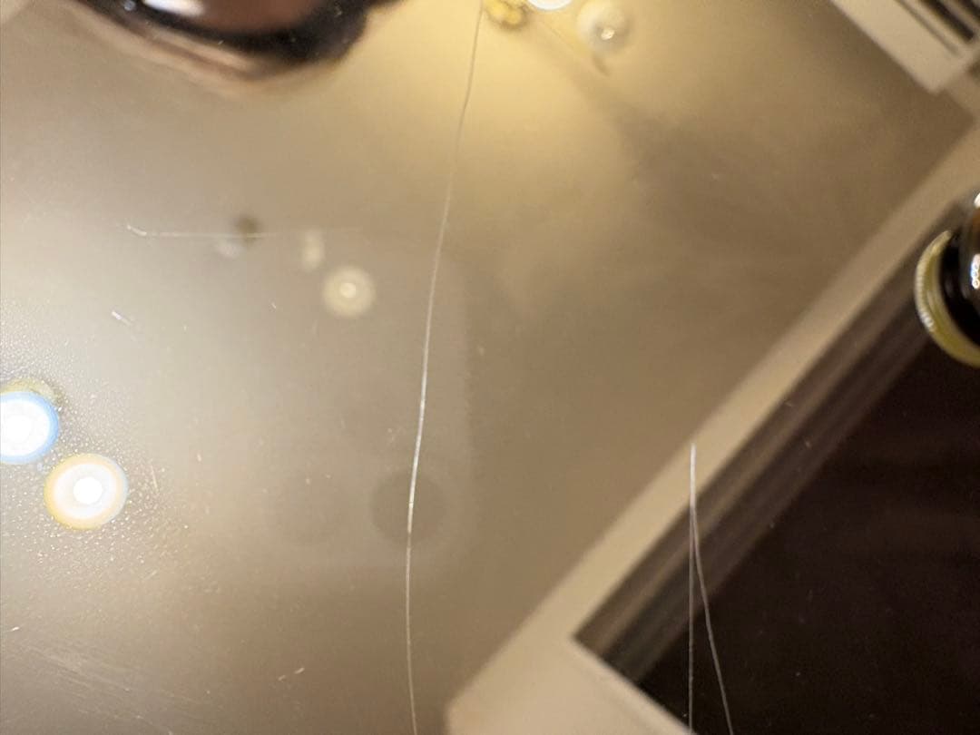 マリア コーヒーテーブル クリア×ゴールド