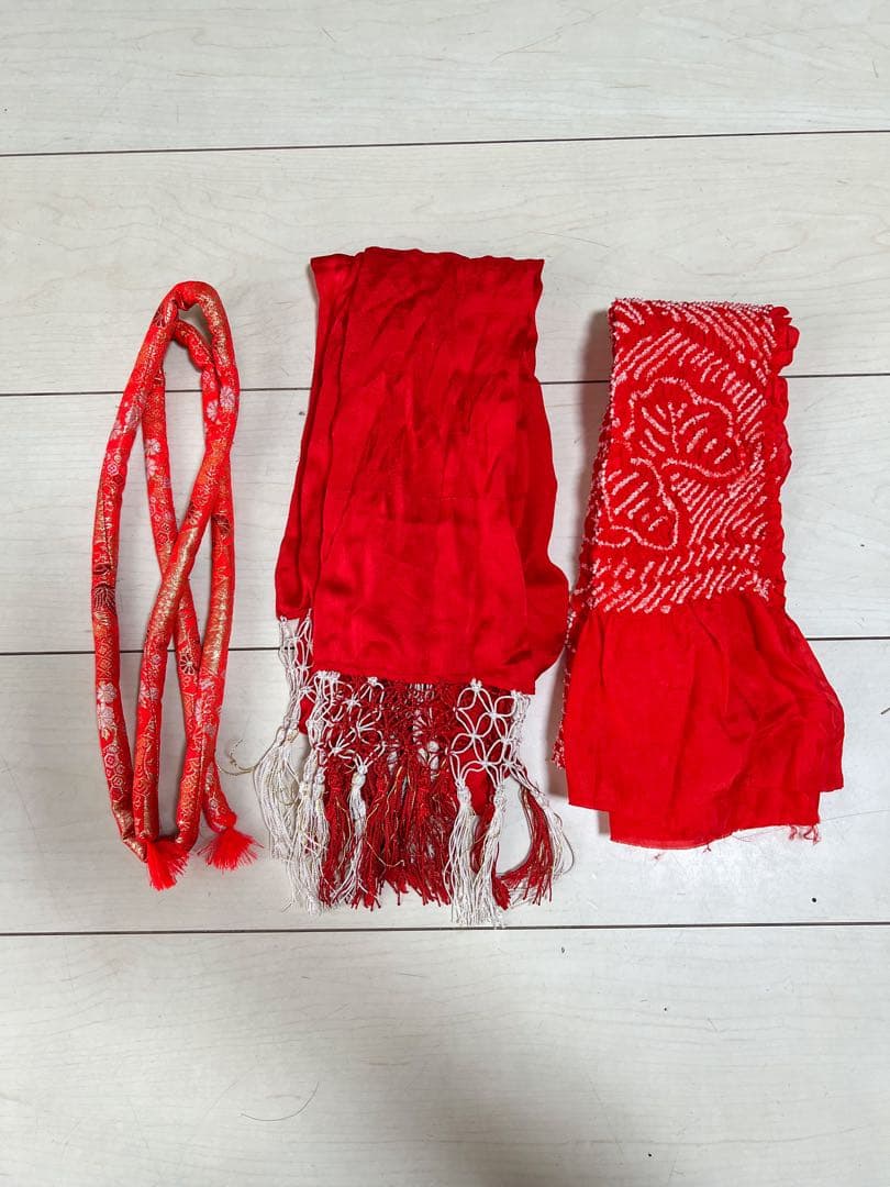 【週末セール！！】アンティーク着物　七五三　7歳　フルセット　紫