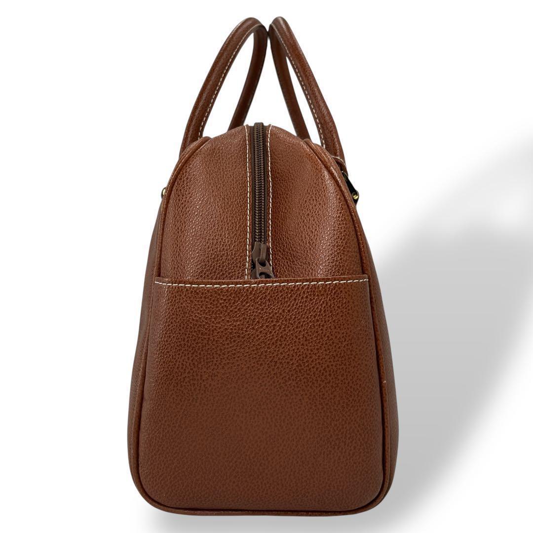 オールド　イヴサンローラン　ハンドバッグ　ミニボストン　エンボスロゴ　YSL