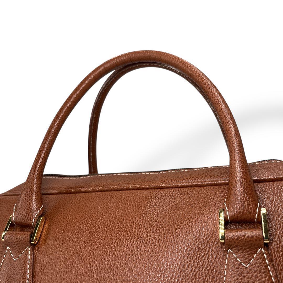 オールド　イヴサンローラン　ハンドバッグ　ミニボストン　エンボスロゴ　YSL