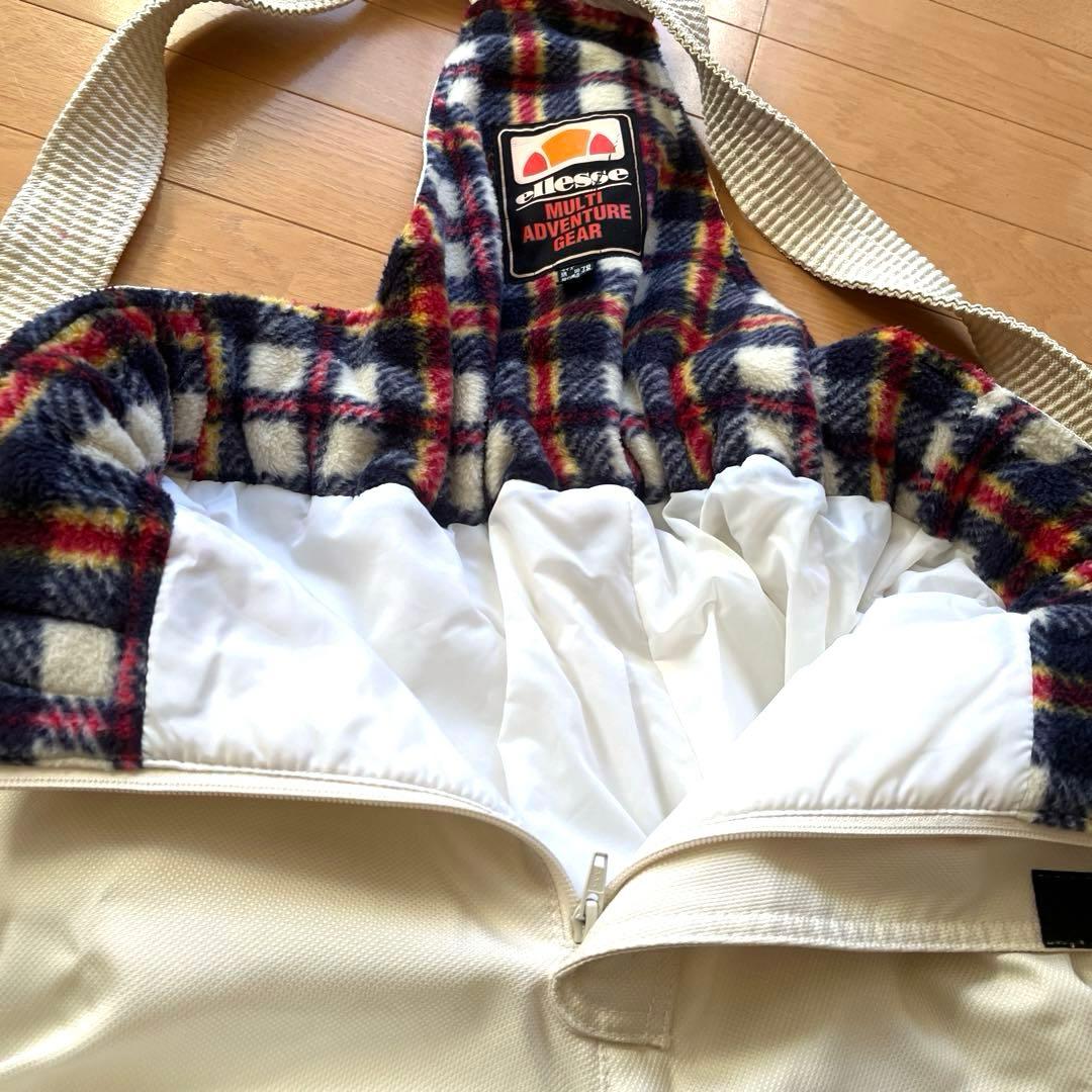 ellesse スキーウェア スノボ　白　赤　ゴールドウィン