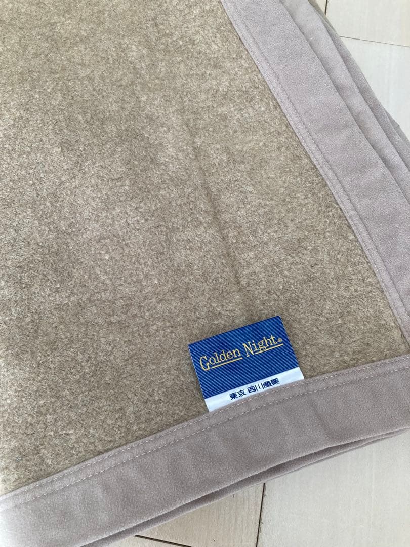 東京西川　カシミヤ100%毛布　日本製