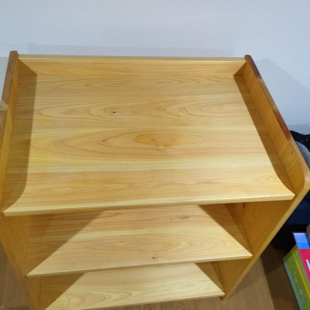 美品！　なかよしライブラリー　自然素材100パーセント いろは家具　特注　A